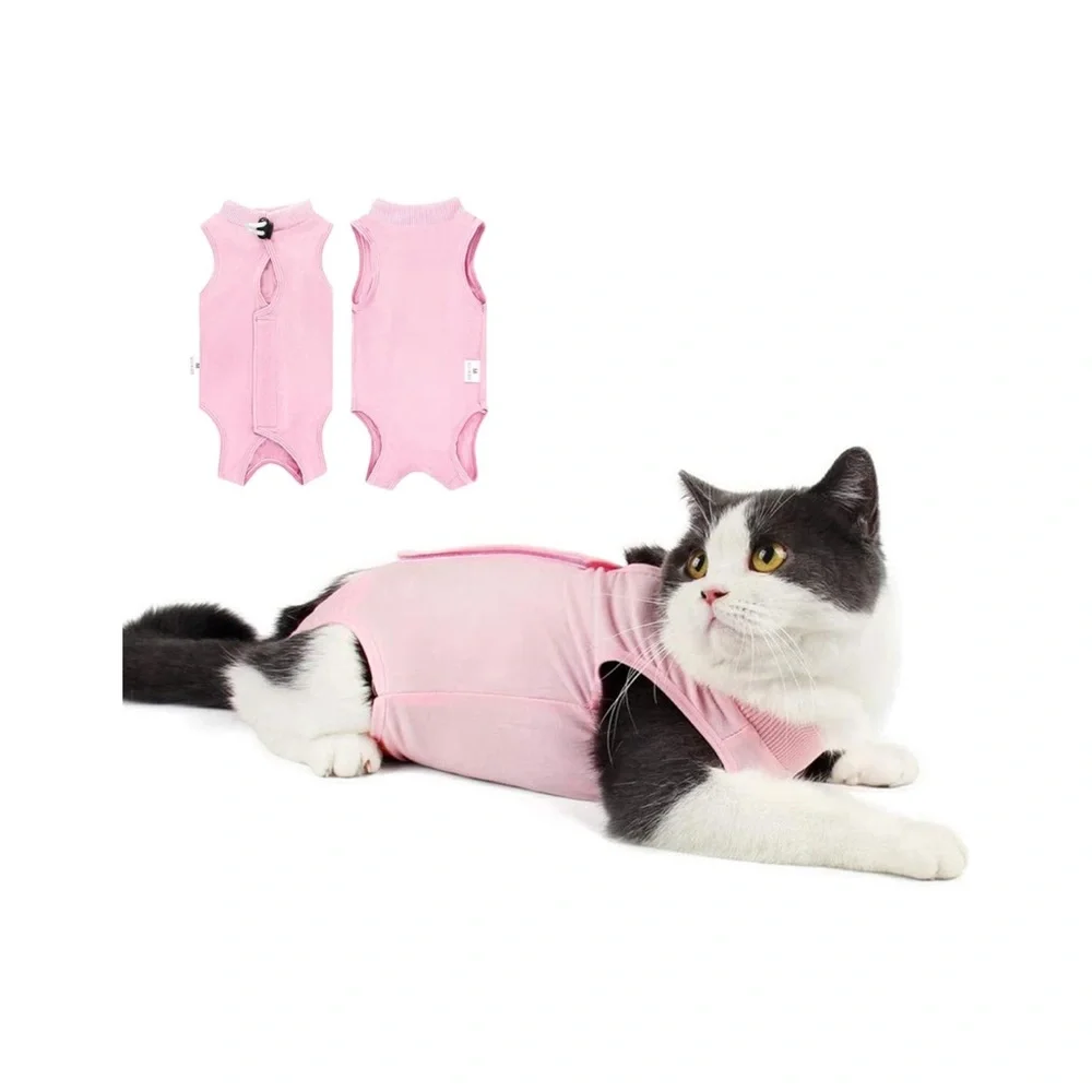 Cat Recovery Suit for Abdominal Wounds